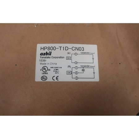 Azbil 12/24V-Dc Photoelectric Sensor HP800-T1D-CN03